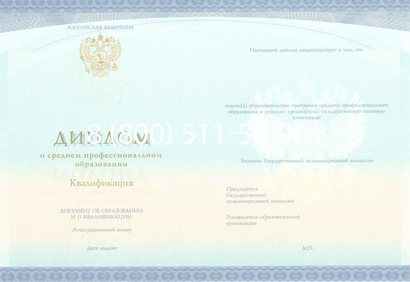 Купить Диплом техникума (Спецбланк) 2014-2024 года в Владикавказе Купить Диплом техникума (Спецбланк) 2014-2024 года в Владикавказе
